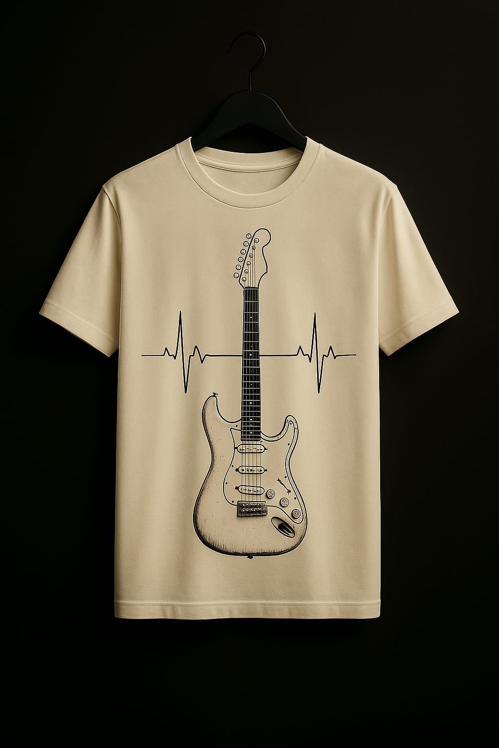 👕 Camiseta Guitarra Pulse — Estilo que Toca na Alma!