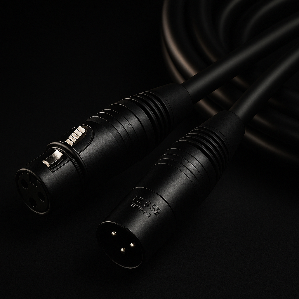 Cabo Dmx / Balanceado / Xlr -- Santo Angelo Lw -- 3 Metros Cor Preto