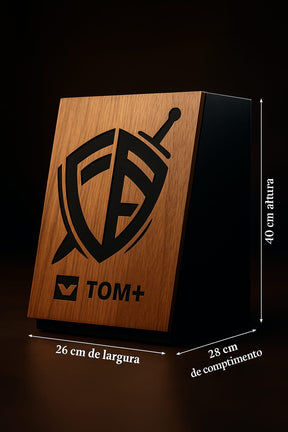 Cajón Eletrificado TOM+ Profissional com Acessórios