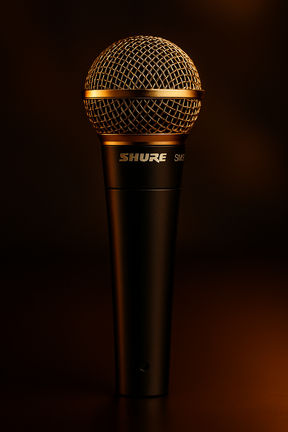 🎤 Microfone Dinâmico SM58 — A Voz da Performance Profissional