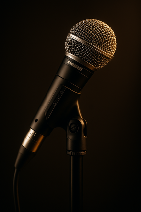 🎤 Microfone Dinâmico SM58 — A Voz da Performance Profissional