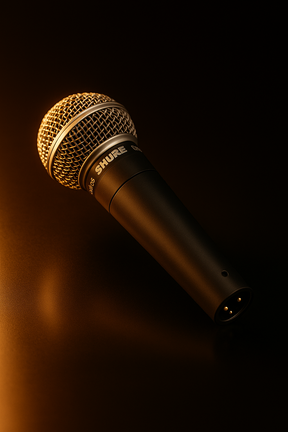🎤 Microfone Dinâmico SM58 — A Voz da Performance Profissional