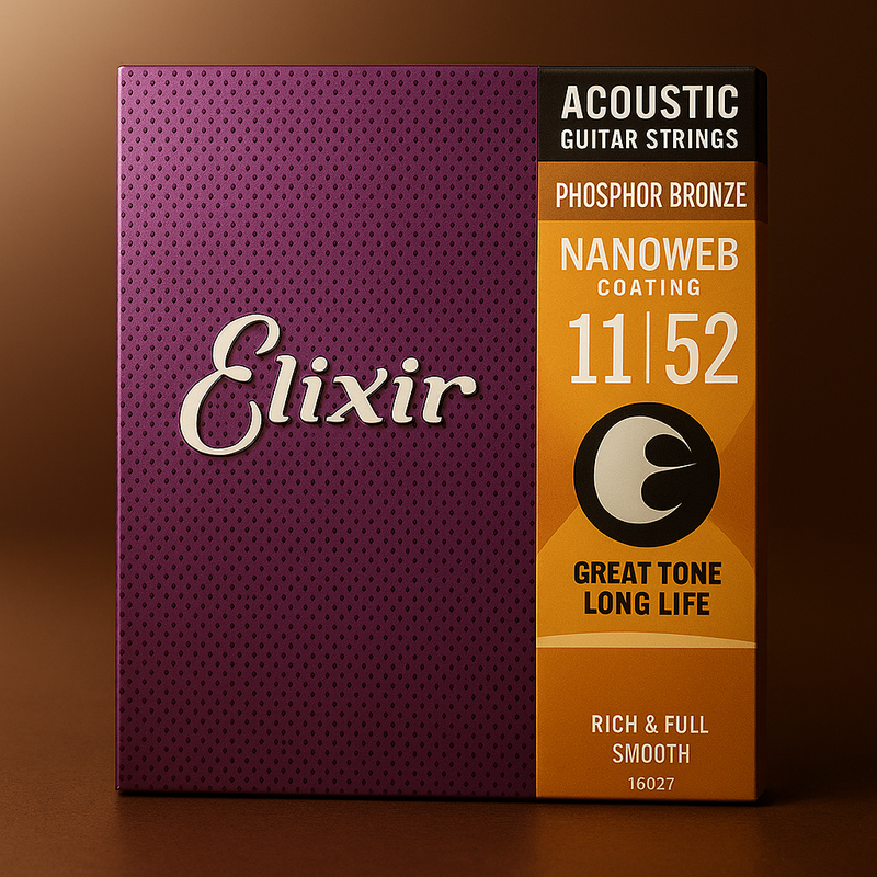 🎸 Cordas Elixir Nanoweb 10-47 — Som Rico e Duradouro