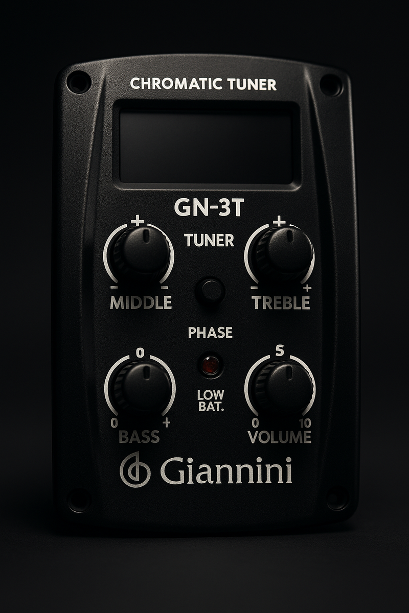 Violão eletroacústica Giannini Performance GF-1D CEQ Spruce para destros 3 tone sunburst madeira técnica verniz brilhante