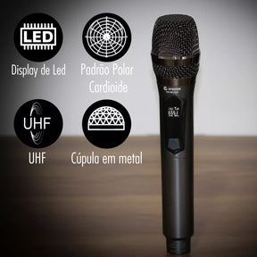 Kit 2 Microfone Sem Fio Onistek ON-MC820