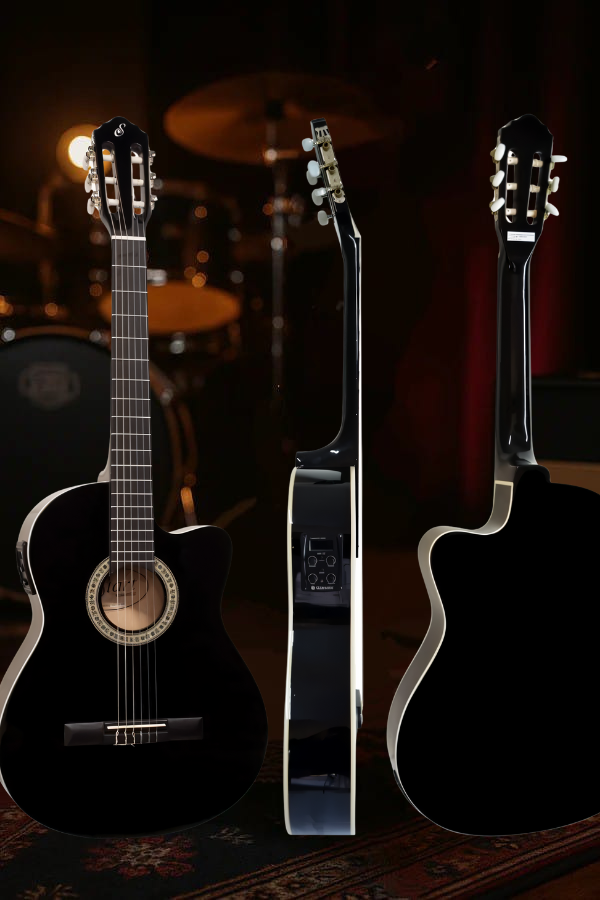 🎸 Violão Eletroacústico Clássico Nylon – Tradição, conforto e som profissional!