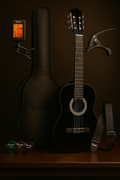 Kit Violão Acústico Estudante Bravo An100 Nylon Clássico + Acessórios