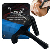 Capotraste Profissional para Violão e Guitarra — Transforme Seu Som!