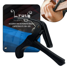 Capotraste Profissional para Violão e Guitarra — Transforme Seu Som!