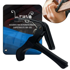 Capotraste Profissional para Violão e Guitarra — Transforme Seu Som!