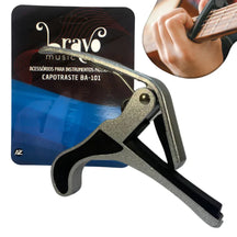 Capotraste Profissional para Violão e Guitarra — Transforme Seu Som!