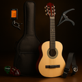 Kit Violão Acústico Estudante Bravo An100 Nylon Clássico + Acessórios