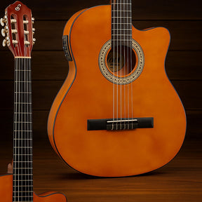 🎸 Violão Eletroacústico Clássico Nylon – Tradição, conforto e som profissional!