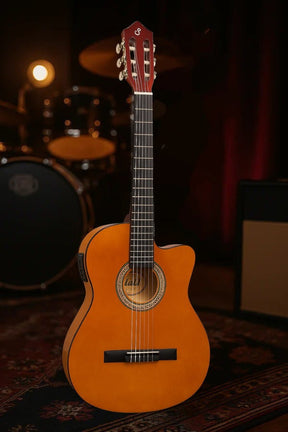 🎸 Violão Eletroacústico Clássico Nylon – Tradição, conforto e som profissional!